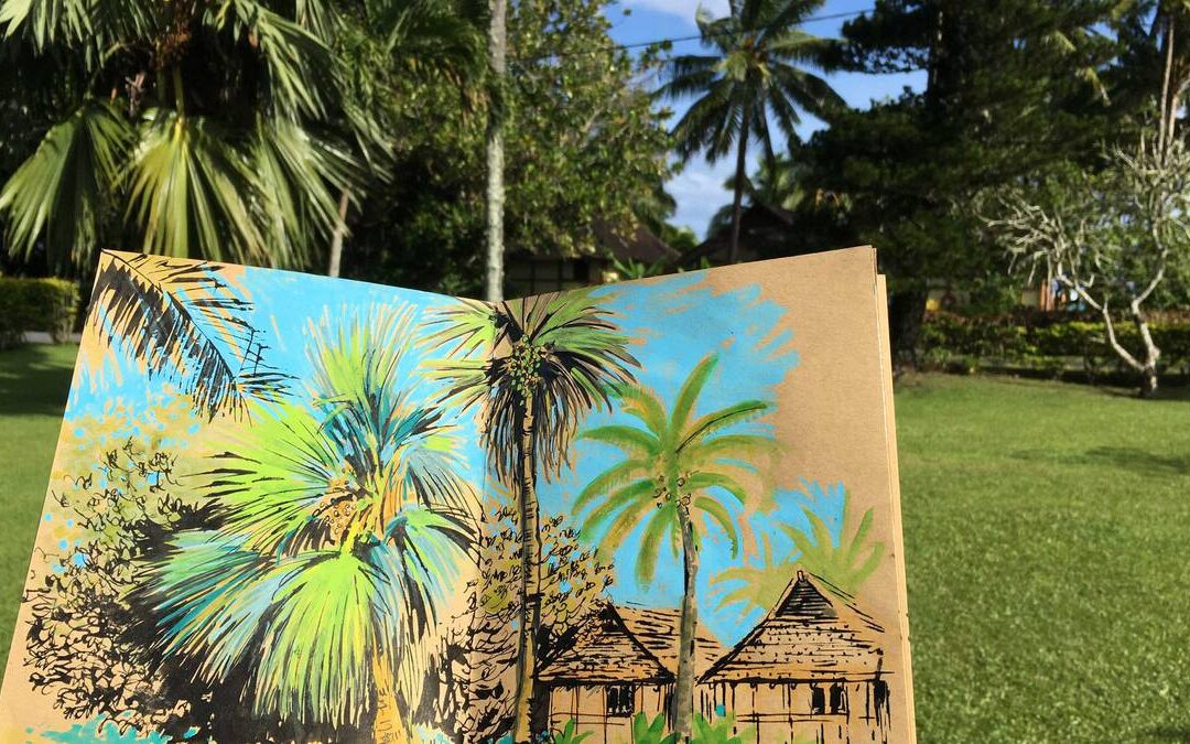 Cook Islands travel: Top tips for sketching your holiday